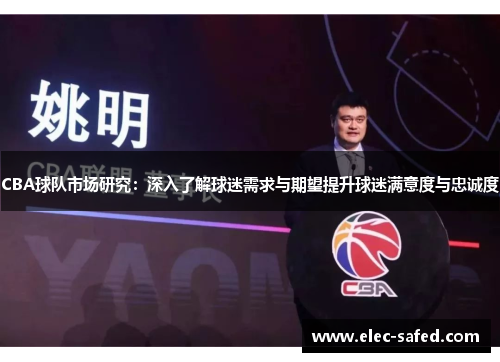 CBA球队市场研究：深入了解球迷需求与期望提升球迷满意度与忠诚度